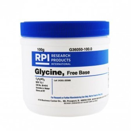 RPI Glycine, Free Base, 100 G G36050-100.0